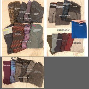 Speed Tights II, III, IV, V, Speed Up Tights HUGE COLLECTION, size 8